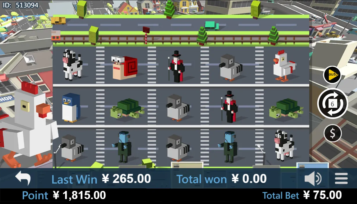 Crossy Road Chicken demo